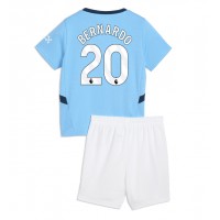 Manchester City Bernardo Silva #20 Replika babykläder Hemmaställ Barn 2024-25 Kortärmad (+ korta byxor)